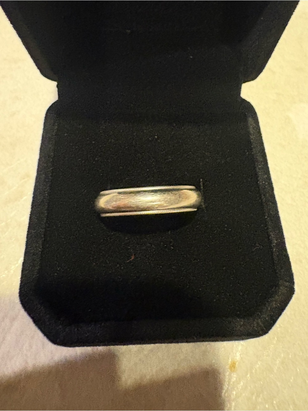 Vintage M. Fabrikant & Sons 14K Gold Milgrain Wedding Band Ring - Size 7